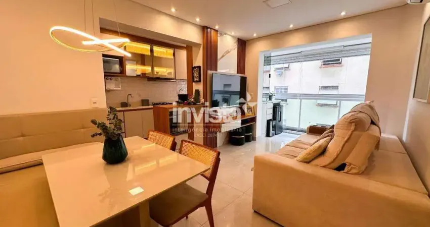 Apartamento com 1 quarto à venda no Embaré, Santos 