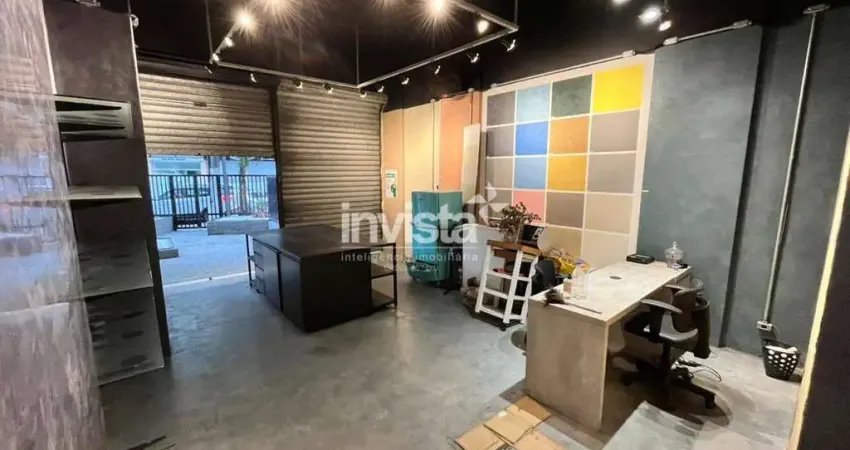 Ponto comercial para alugar no Boqueirão, Santos 