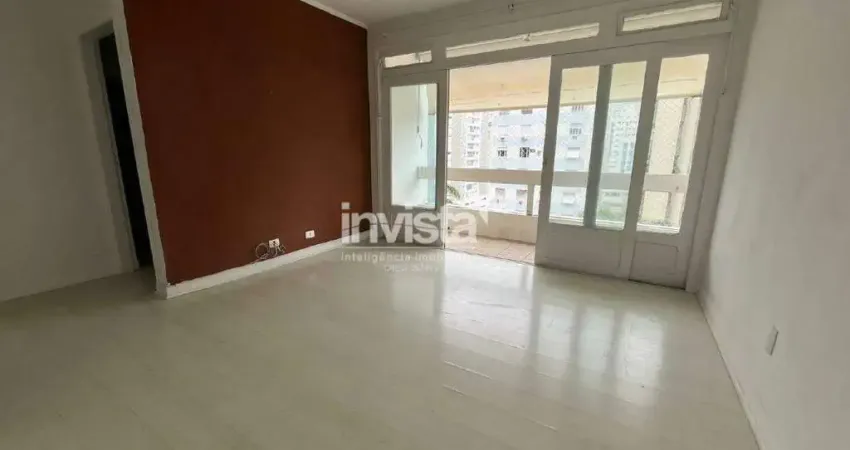 Apartamento com 3 quartos para alugar no Gonzaga, Santos
