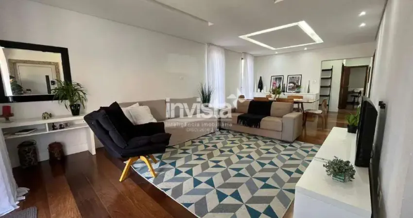Apartamento com 3 quartos para alugar no Embaré, Santos 