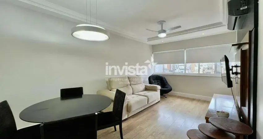 Apartamento com 2 quartos para alugar no Gonzaga, Santos