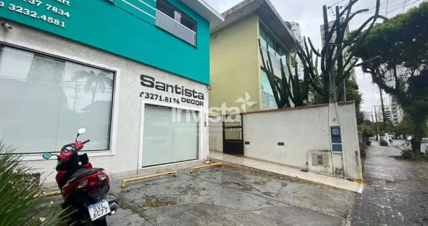 Ponto comercial para alugar no Boqueirão, Santos