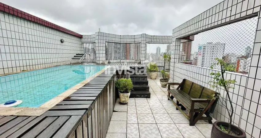 Cobertura com 3 quartos à venda no Ponta da Praia, Santos 