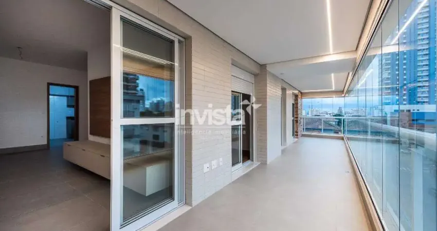 Apartamento com 3 quartos para alugar na Aparecida, Santos 