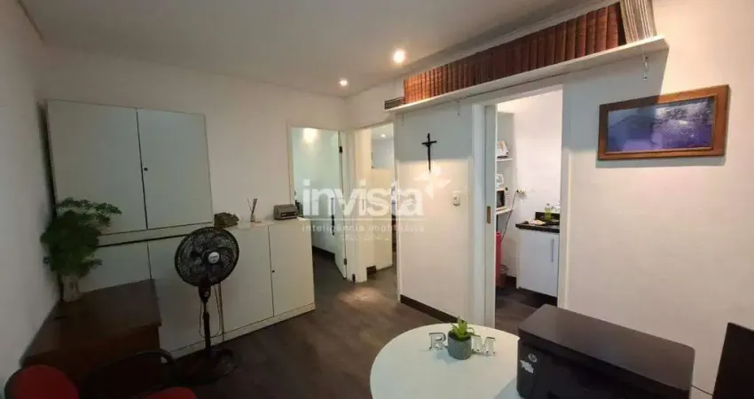 Sala comercial à venda no Gonzaga, Santos
