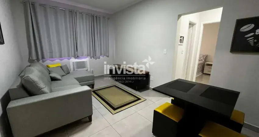 Apartamento com 1 quarto para alugar no Gonzaga, Santos 