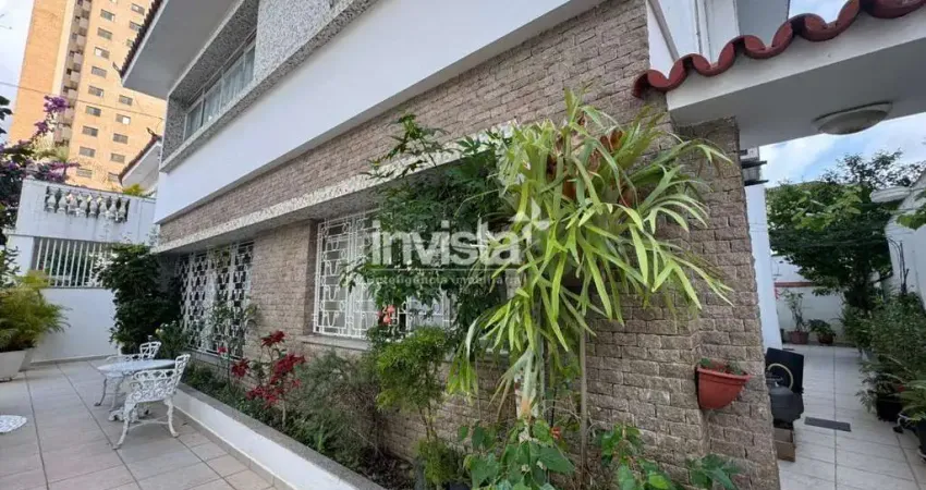 Casa com 4 quartos à venda no Ponta da Praia, Santos