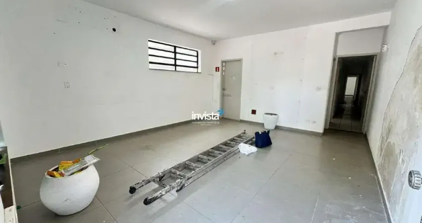 Ponto comercial para alugar na Vila Mathias, Santos 