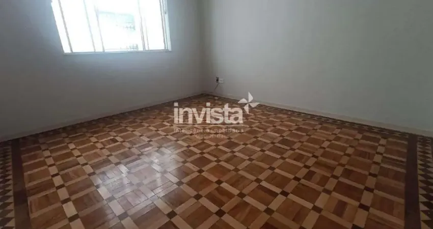 Apartamento 2 quartos para aluguel embaré, santos | 1 vaga, sem elevador