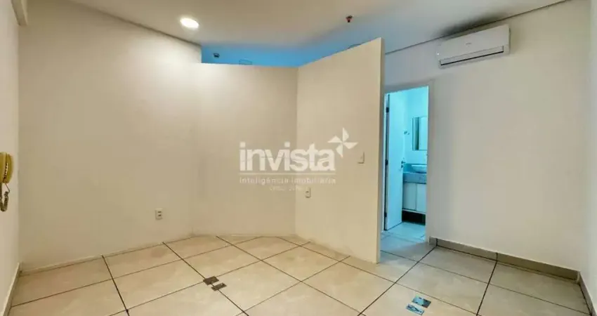 Sala comercial de 49 m² na vila mathias, santos – frente, 3 ambientes e financiamento