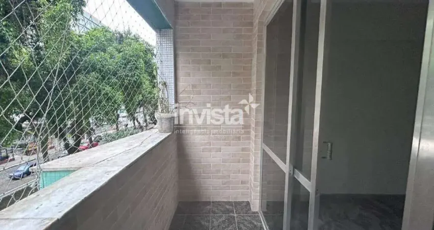 Apartamento com 3 quartos para alugar no José Menino, Santos 