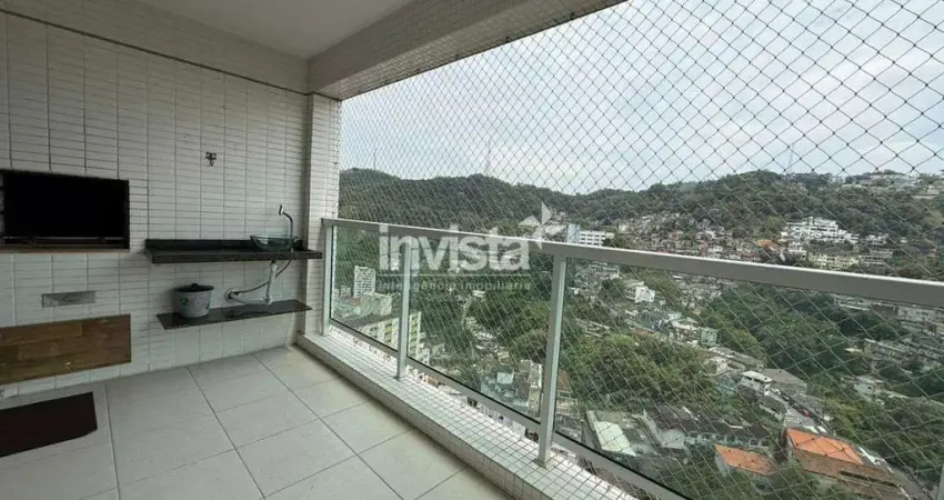 Apartamento 77 m² à venda no josé menino, santos – lazer completo e segurança 24h