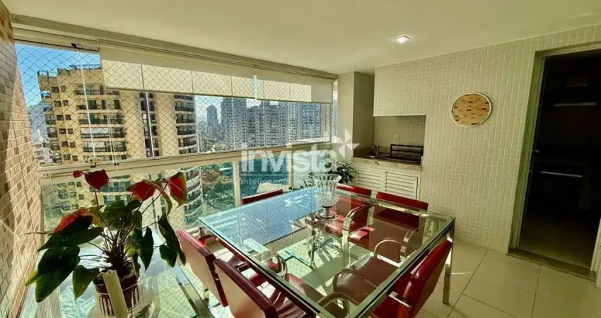 Apartamento com 3 quartos à venda no Ponta da Praia, Santos 