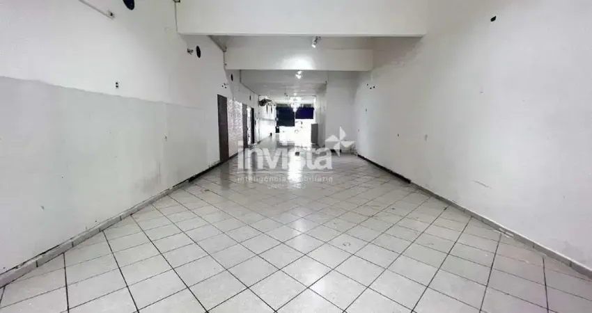 Ponto comercial para alugar na Aparecida, Santos 
