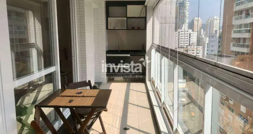 Apartamento com 1 quarto para alugar no Gonzaga, Santos 