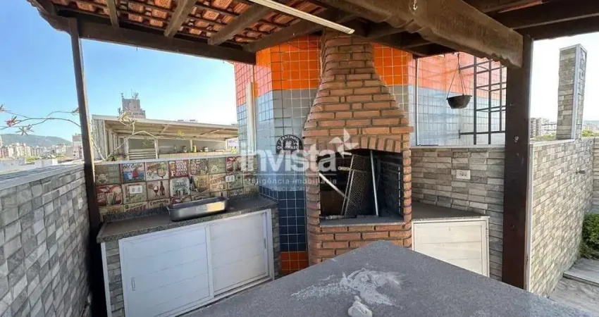Cobertura com 3 quartos à venda no Estuário, Santos 