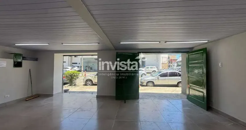 Ponto comercial para alugar na Vila Mathias, Santos 