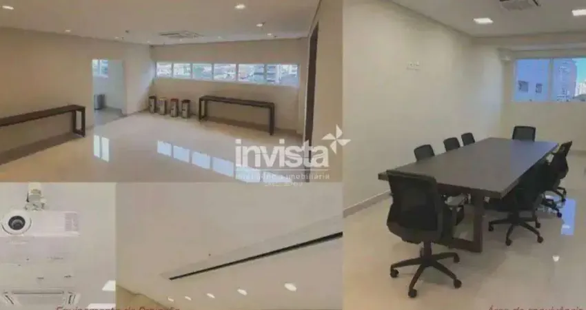 Sala comercial para alugar na Vila Mathias, Santos