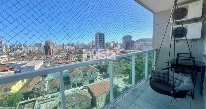 Apartamento com 1 quarto à venda na Vila Mathias, Santos