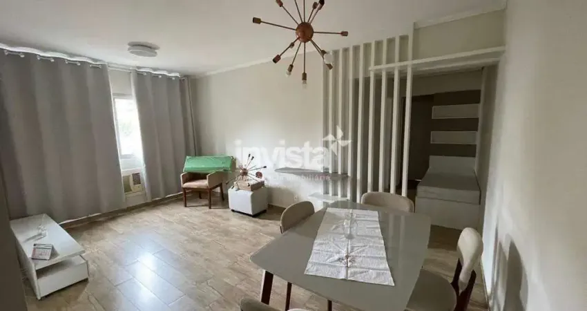 Apartamento com 2 quartos para alugar no Pompéia, Santos