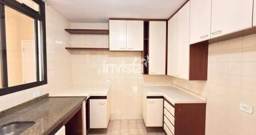 Apartamento com 3 quartos para alugar no Boqueirão, Santos