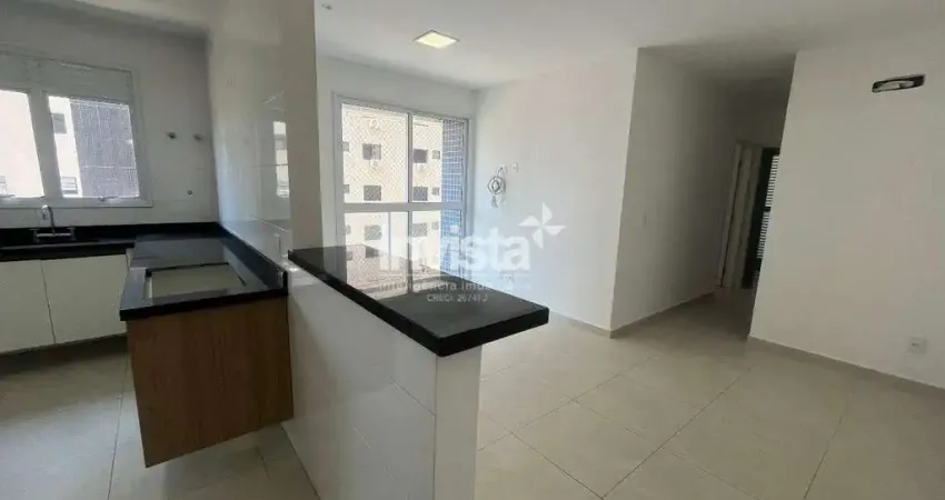 Aluguel: apartamento 62 m² com 2 quartos (1 suíte) em ponta da praia, santos