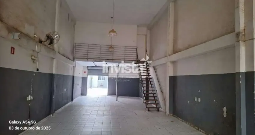 Barracão / Galpão / Depósito para alugar no Encruzilhada, Santos 