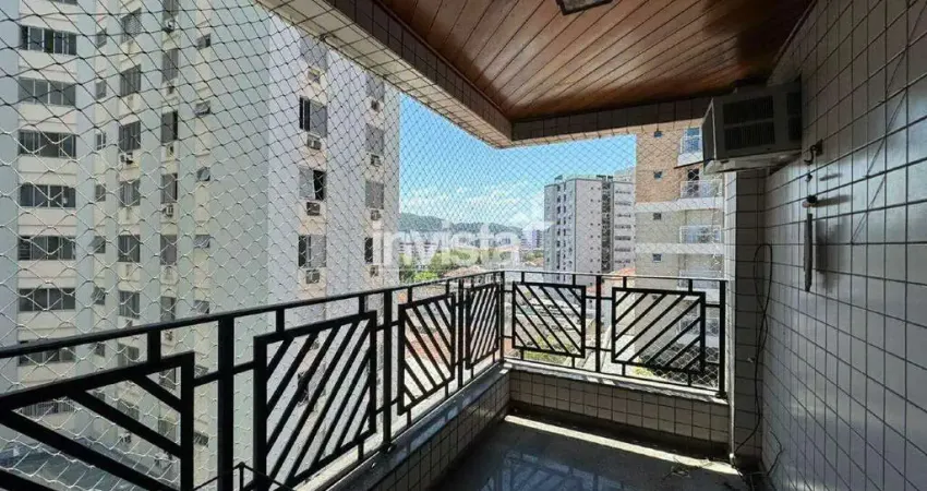 Apartamento com 3 quartos para alugar no Gonzaga, Santos 