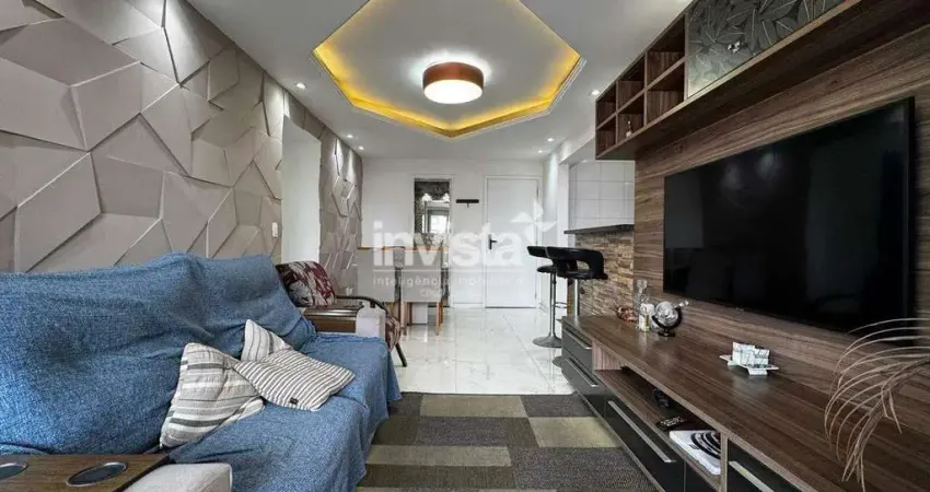 Apartamento com 3 quartos para alugar no Encruzilhada, Santos 