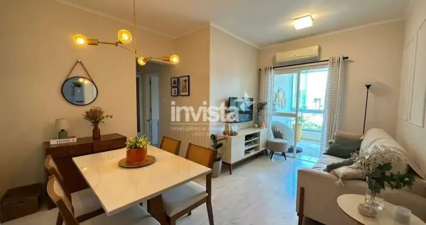 Apartamento com 2 quartos à venda no Encruzilhada, Santos 