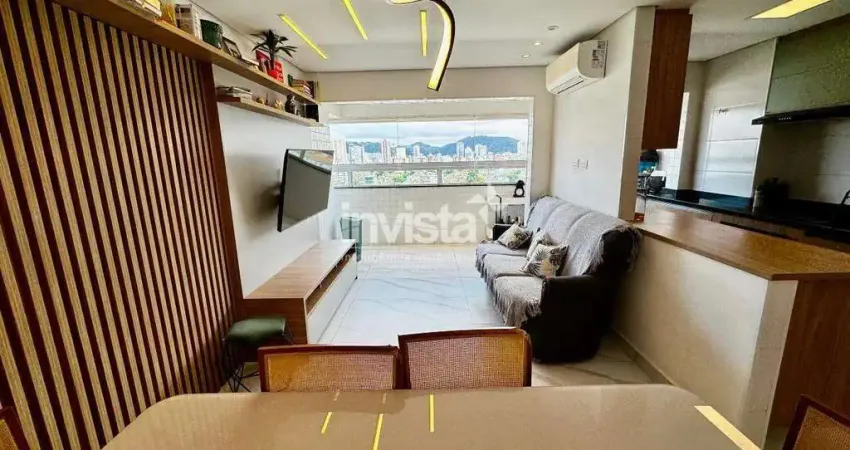 Apartamento com 2 quartos à venda no Macuco, Santos
