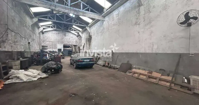 Barracão / Galpão / Depósito para alugar no Macuco, Santos 