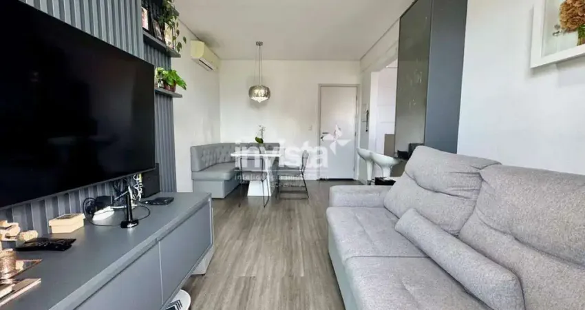 Apartamento com 2 quartos à venda no Macuco, Santos 