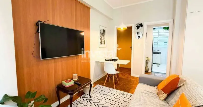 Apartamento com 1 quarto à venda no Ponta da Praia, Santos 