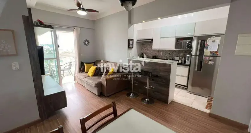 Apartamento com 2 quartos à venda no Estuário, Santos 