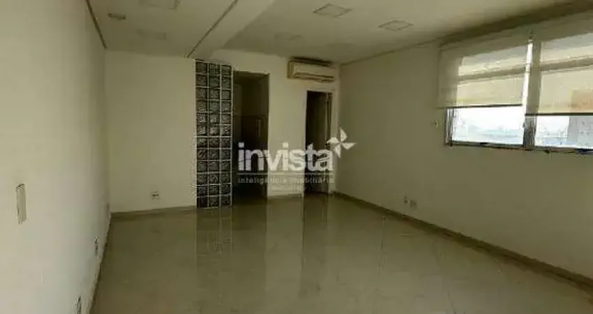Sala comercial para alugar no Estuário, Santos 