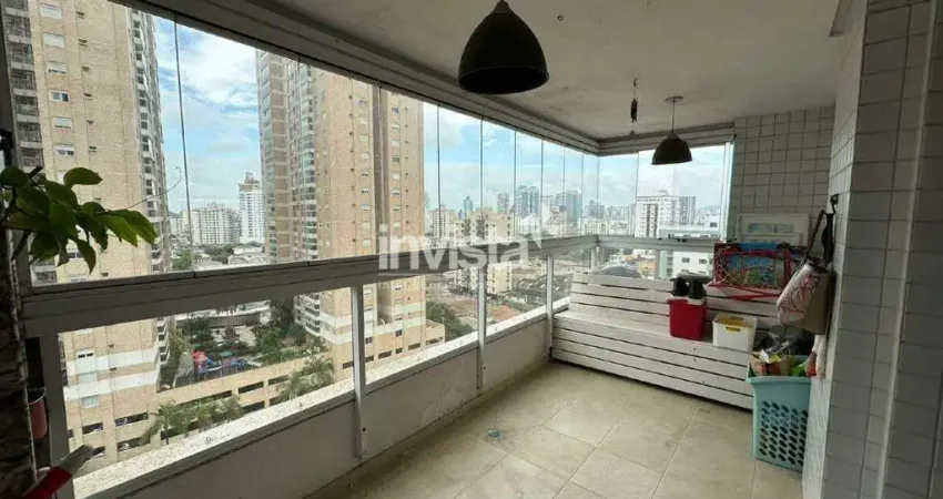 Apartamento com 3 quartos para alugar no Ponta da Praia, Santos 