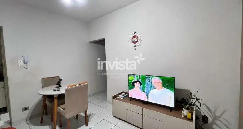 Apartamento com 1 quarto à venda no Marapé, Santos 