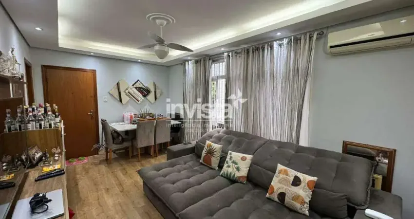 Apartamento com 2 quartos à venda no Campo Grande, Santos 