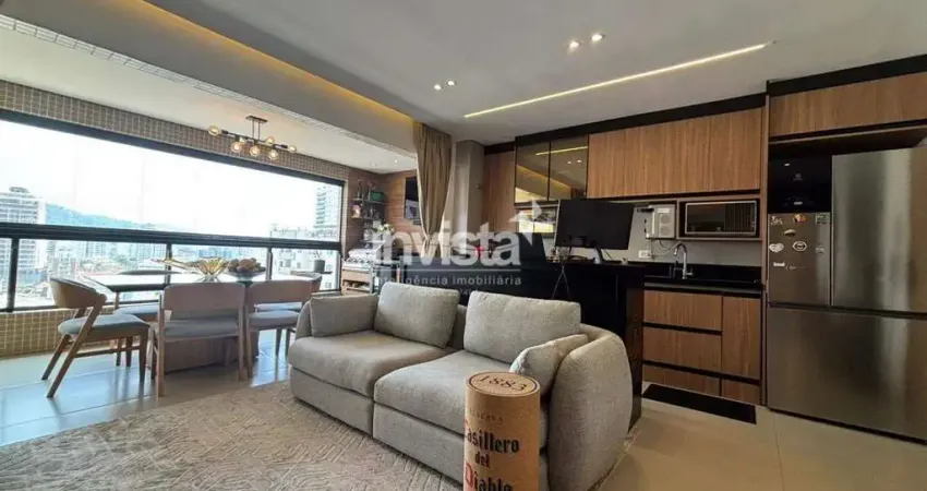 Apartamento com 2 quartos à venda no José Menino, Santos