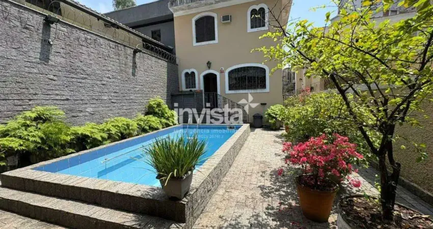 Casa com 4 quartos à venda no José Menino, Santos