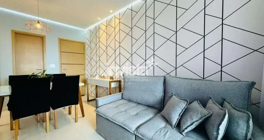 Apartamento com 3 quartos para alugar no Boqueirão, Santos 