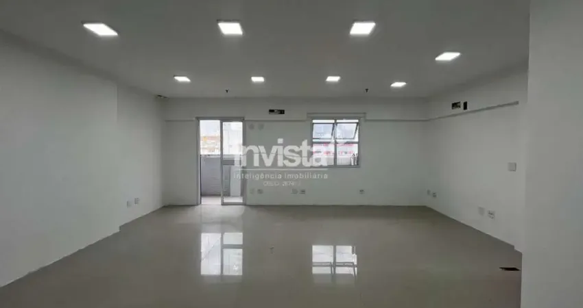 Sala comercial para alugar no Boqueirão, Santos 