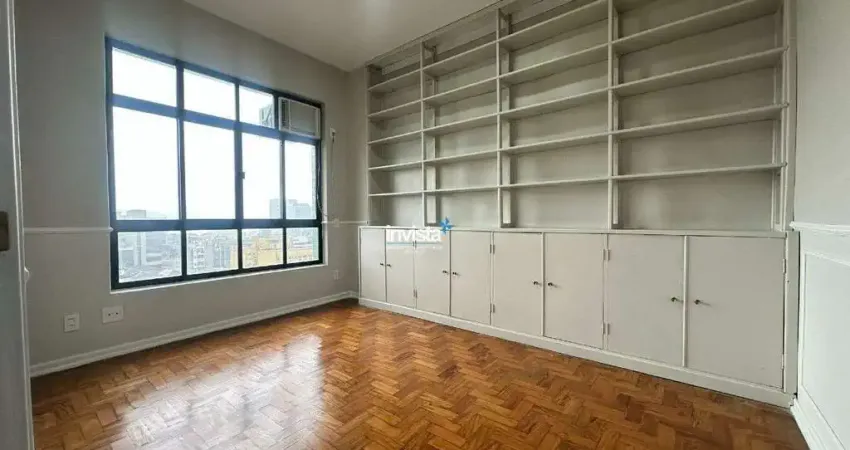 Conjunto de salas comerciais para locação no centro de santos