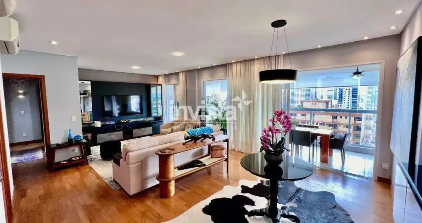 Apartamento com 3 quartos para alugar no Embaré, Santos