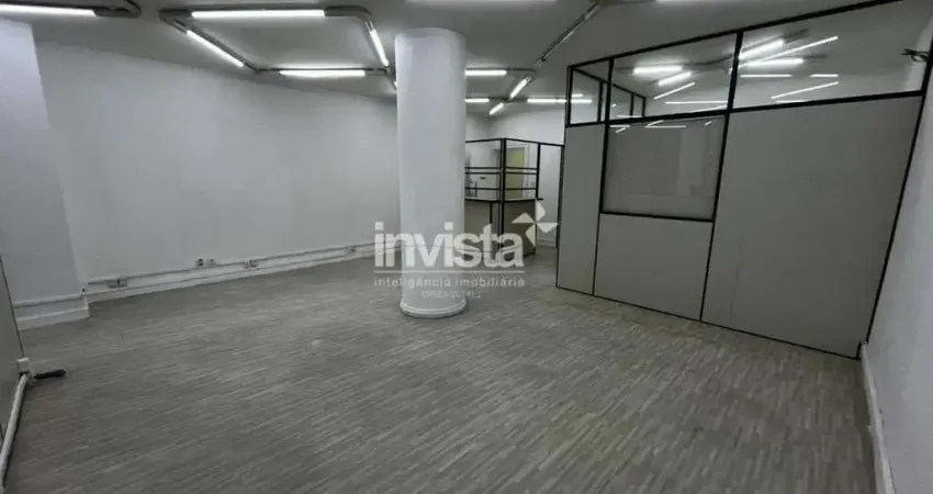Sala comercial para alugar no Centro, Santos 