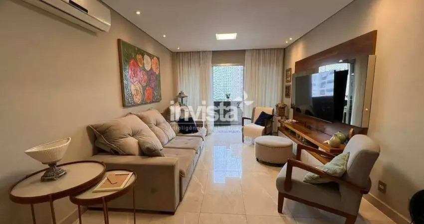 Apartamento com 3 quartos à venda no José Menino, Santos 