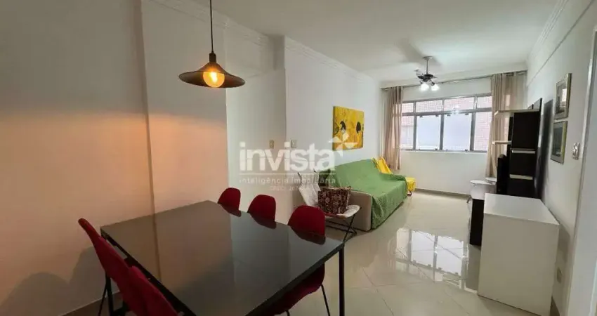 Apartamento com 2 quartos para alugar no Gonzaga, Santos