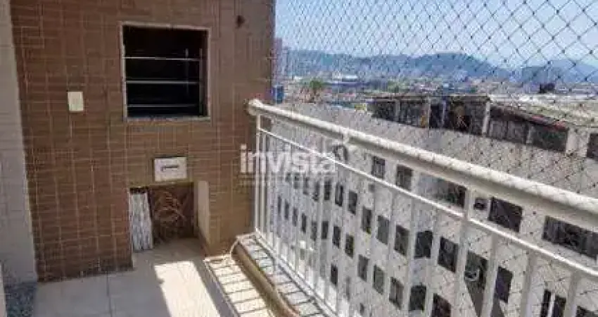 Apartamento com 3 quartos para alugar no Estuário, Santos