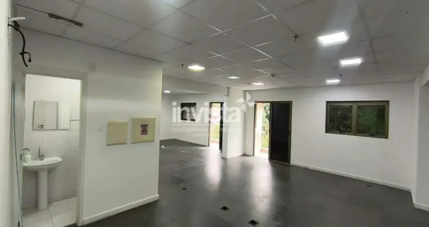 Sala comercial para alugar no Valongo, Santos